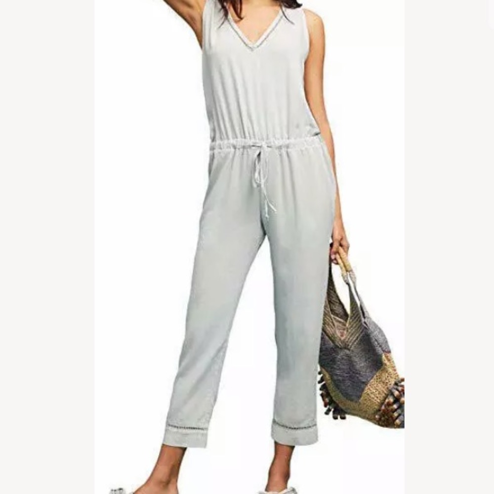 Anthropologie | Cloth & Stone | Chambray Jumpsuit